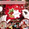 20 Pieces Christmas Diamond Art Ornaments Tags 5d DIY Diamond Painting Keychains Kit Christmas Hanging Diamond Art Kits Diamond Art Christmas Ornaments for Xmas DIY Crafts(Lovely Style)
